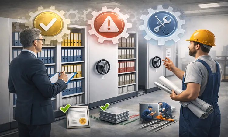 نکات مهم قبل از خرید سیستم بایگانی ریلی چیست؟ | مبین بایگان